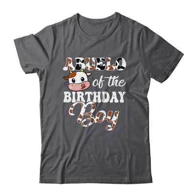 Abuelo Of The Birthday Boy Cow Farm 1st Birthday Boy Shirt & Hoodie | siriusteestore