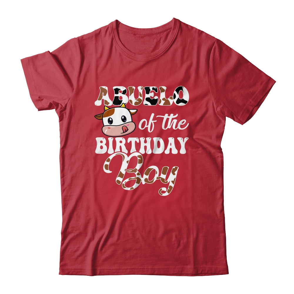 Abuelo Of The Birthday Boy Cow Farm 1st Birthday Boy Shirt & Hoodie | siriusteestore