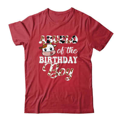 Abuelo Of The Birthday Boy Cow Farm 1st Birthday Boy Shirt & Hoodie | siriusteestore