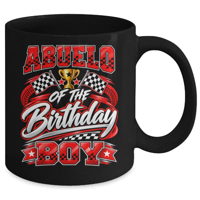 Abuelo Of The Birthday Boy Race Car Family Pit Crew Mug | siriusteestore