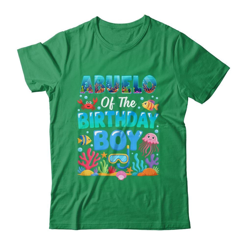 Abuelo Of The Birthday Boy Sea Animals Ocean Aquarium Shirt & Hoodie | siriusteestore