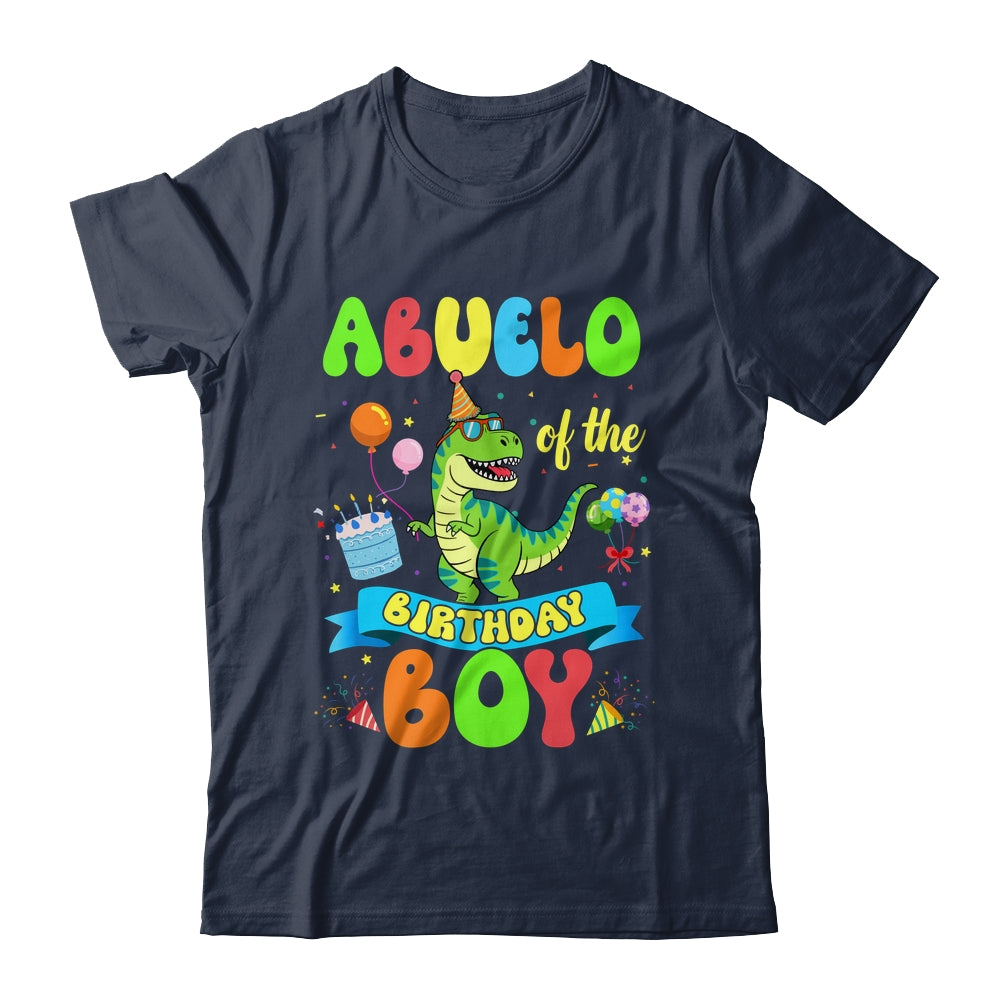 Abuelo Of The Birthday Boy TRex Dinosaur Birthday Family Shirt & Hoodie | siriusteestore