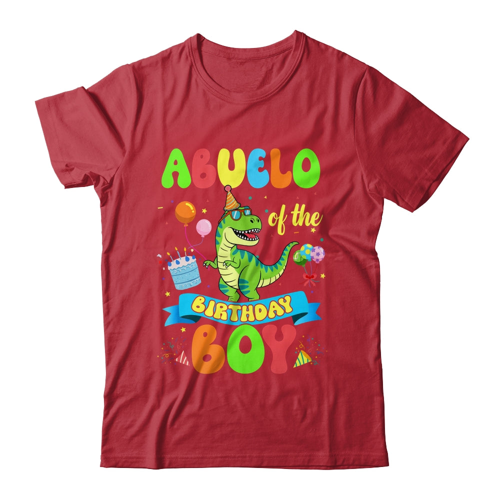Abuelo Of The Birthday Boy TRex Dinosaur Birthday Family Shirt & Hoodie | siriusteestore
