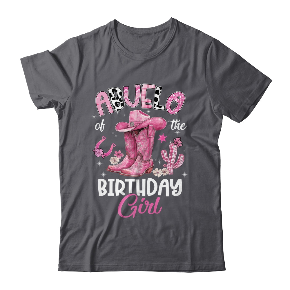 Abuelo Of The Birthday Girl Pink Cowgirl Western Cow Girl Shirt & Hoodie | siriusteestore