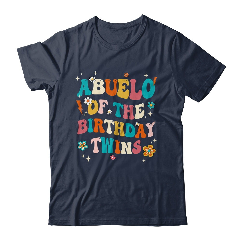 Abuelo Of The Birthday Twins Boys Girls Party Retro Bday Shirt & Hoodie | siriusteestore