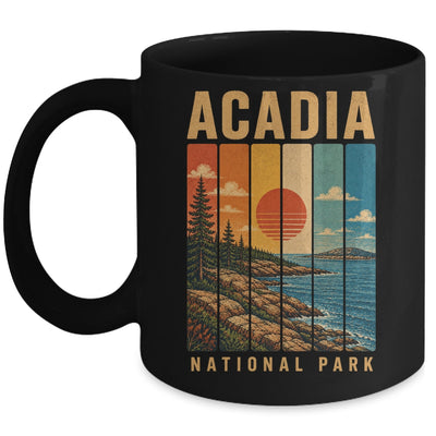 Acadia National Park Maine USA Outdoor Vintage Hiking Mug | siriusteestore