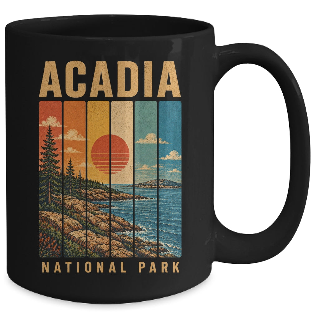 Acadia National Park Maine USA Outdoor Vintage Hiking Mug | siriusteestore