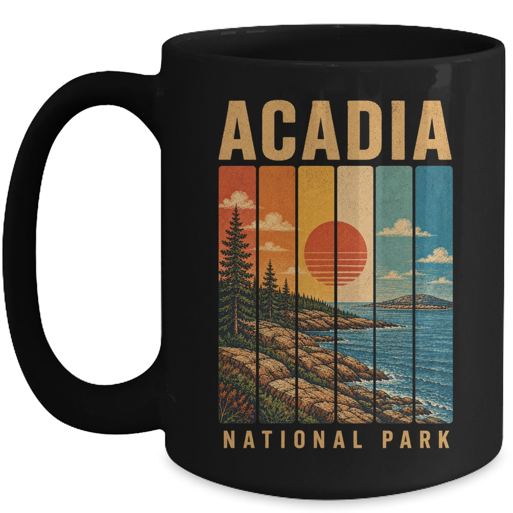 Acadia National Park Maine USA Outdoor Vintage Hiking Mug | siriusteestore