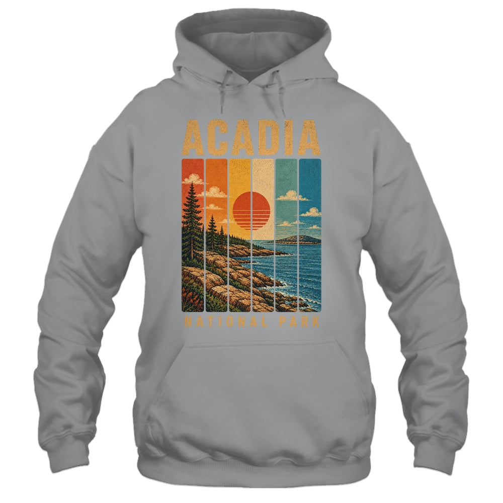 Acadia National Park Maine USA Outdoor Vintage Hiking Shirt & Tank Top | siriusteestore