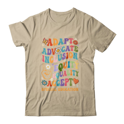 Accept Adapt Advocate Inclusion Equity Equality Teacher Shirt & Hoodie | siriusteestore