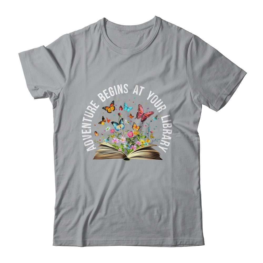 Adventure Begins At Your Library Summer Reading 2024 Shirt & Tank Top | siriusteestore