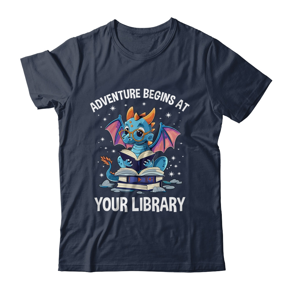 Adventure Begins At Your Library Summer Reading 2024 Dragon Shirt & Tank Top | siriusteestore