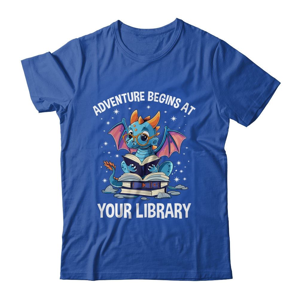 Adventure Begins At Your Library Summer Reading 2024 Dragon Shirt & Tank Top | siriusteestore
