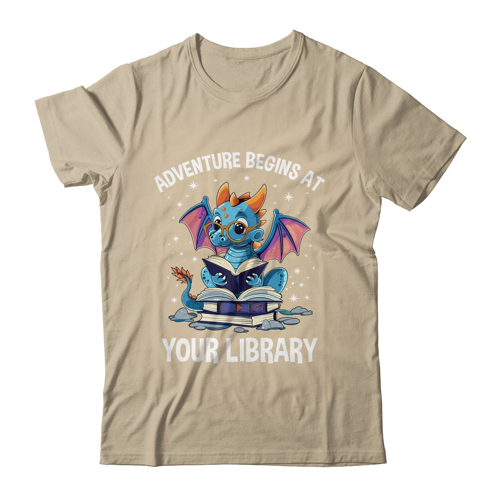Adventure Begins At Your Library Summer Reading 2024 Dragon Shirt & Tank Top | siriusteestore