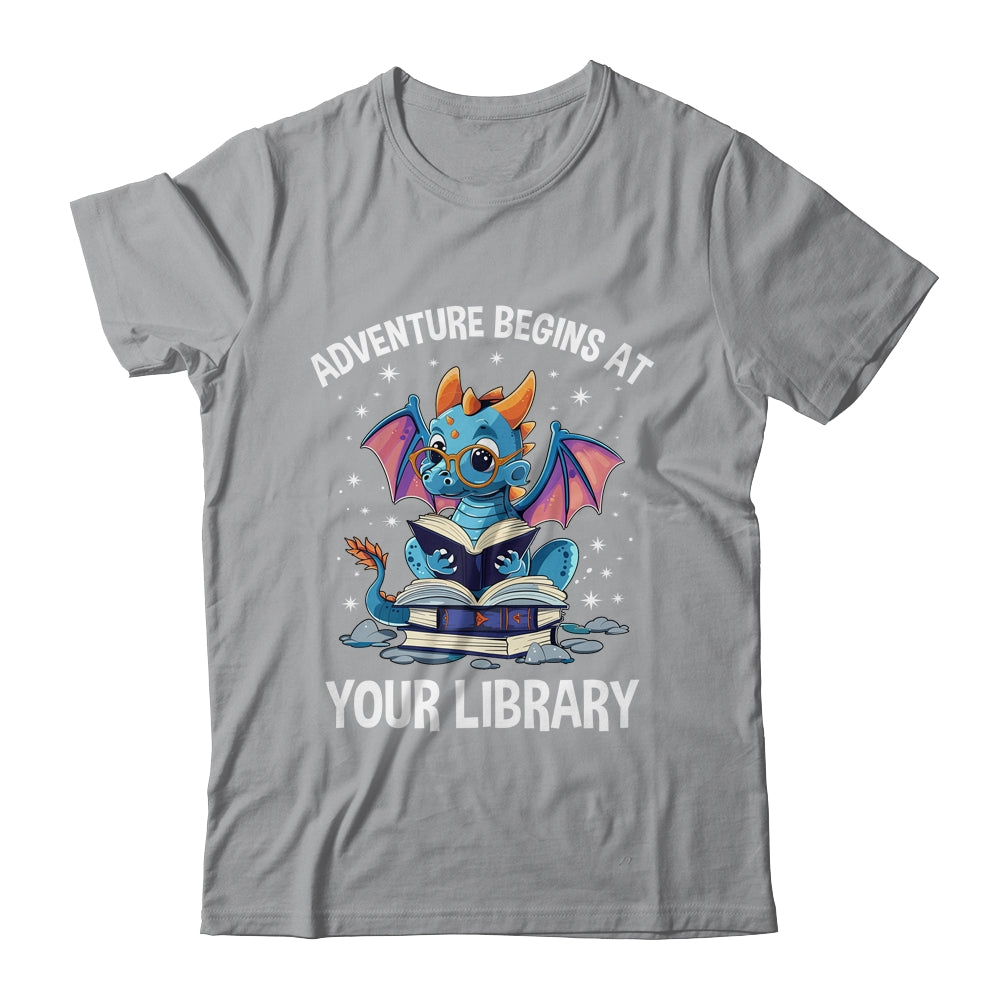 Adventure Begins At Your Library Summer Reading 2024 Dragon Shirt & Tank Top | siriusteestore