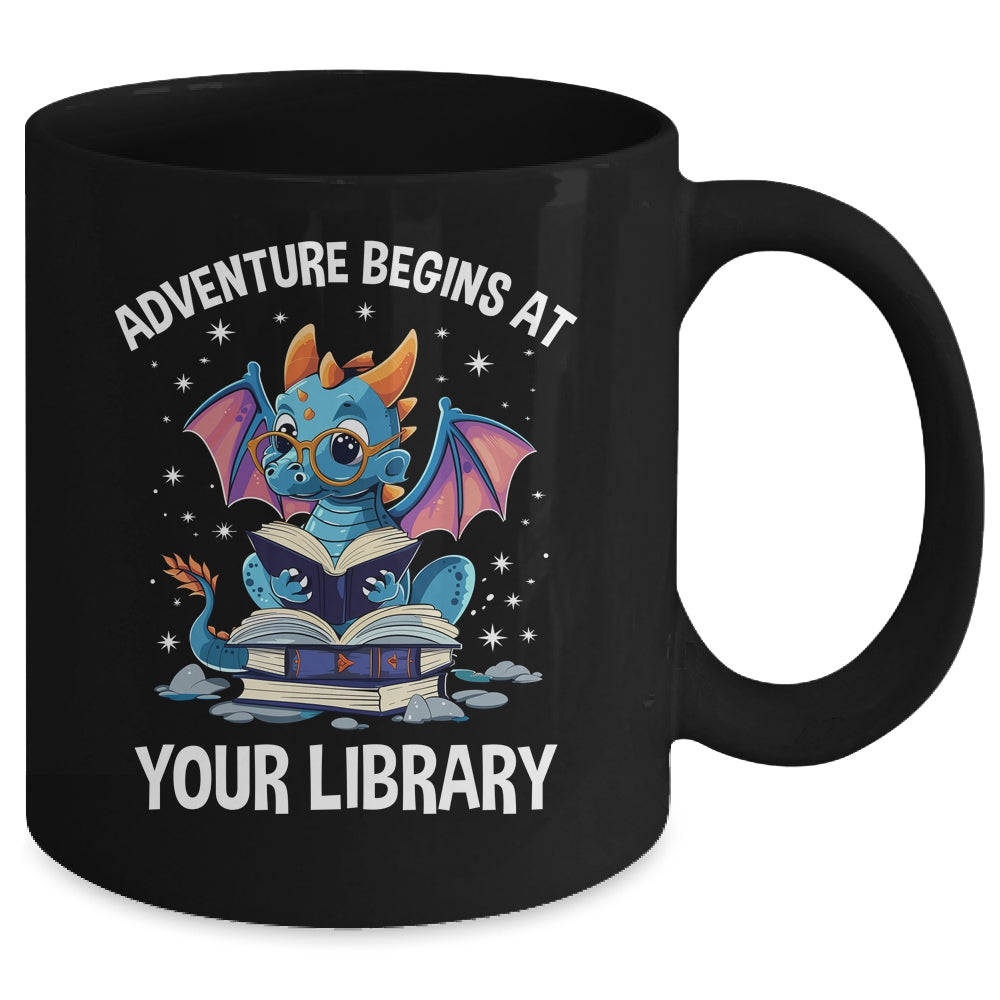 Adventure Begins At Your Library Summer Reading 2024 Dragon Mug | siriusteestore