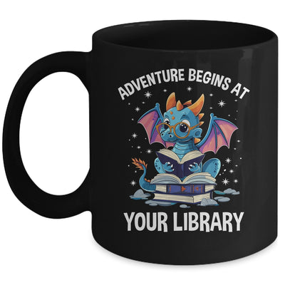 Adventure Begins At Your Library Summer Reading 2024 Dragon Mug | siriusteestore