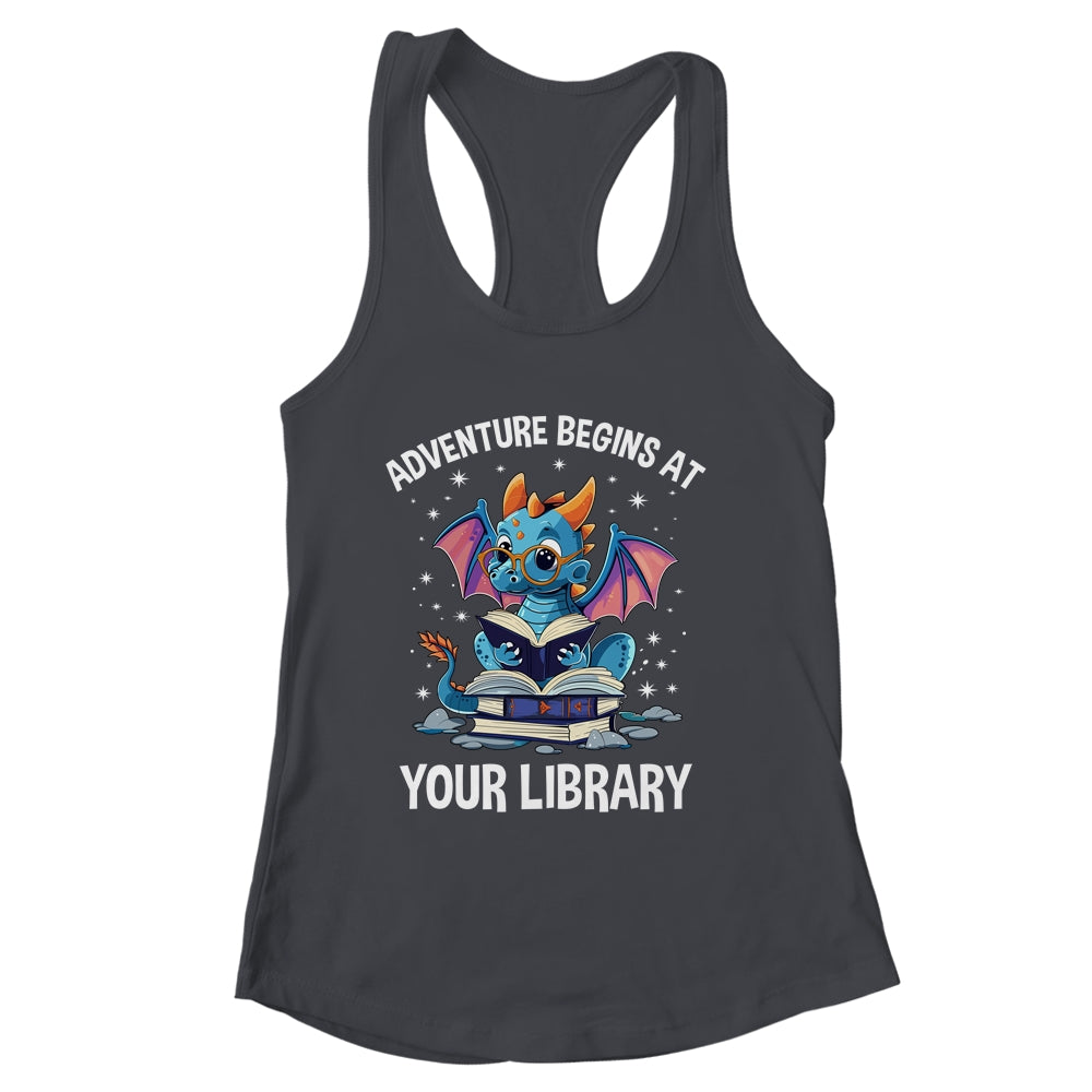 Adventure Begins At Your Library Summer Reading 2024 Dragon Shirt & Tank Top | siriusteestore