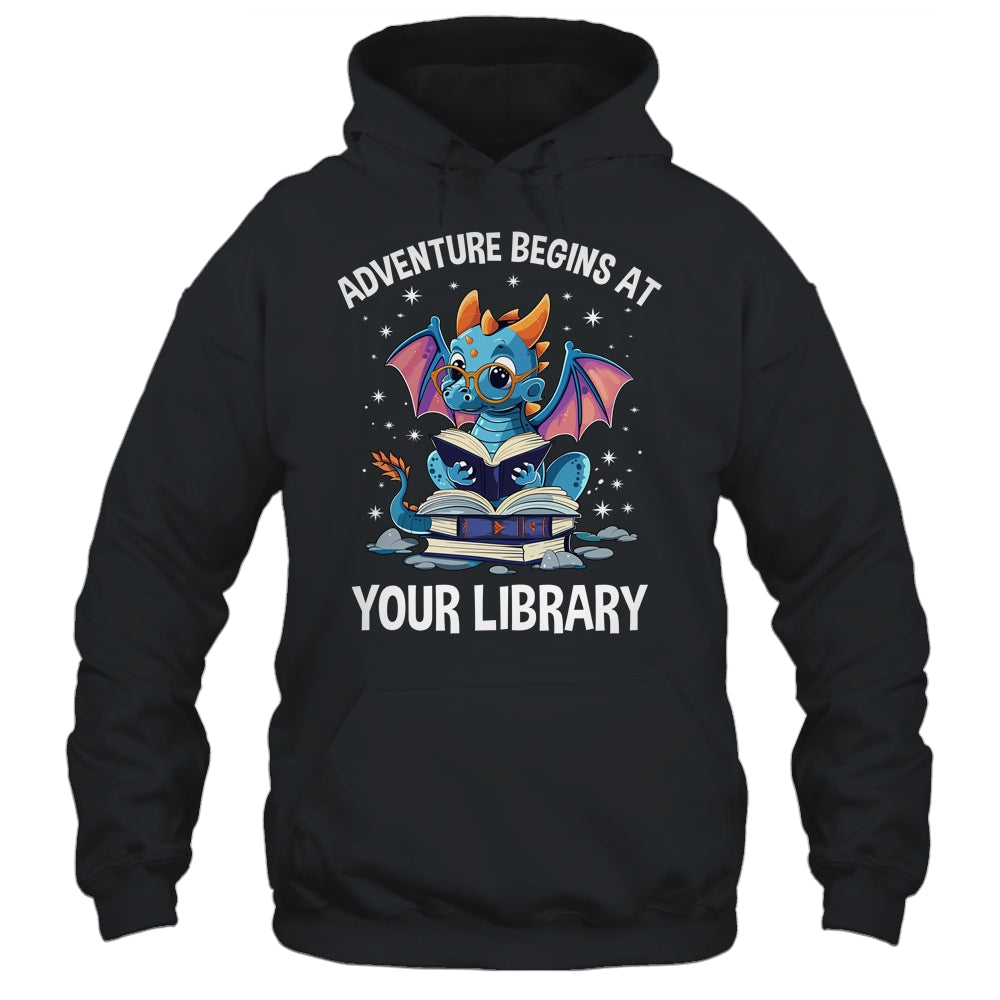 Adventure Begins At Your Library Summer Reading 2024 Dragon Shirt & Tank Top | siriusteestore