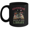 Adventure Begins At Your Library Summer Reading 2024 Flowers Mug | siriusteestore