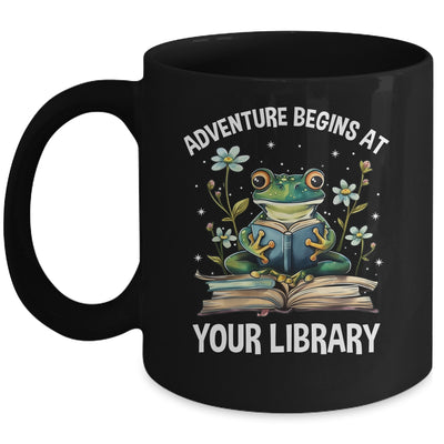 Adventure Begins At Your Library Summer Reading 2024 Frog Mug | siriusteestore