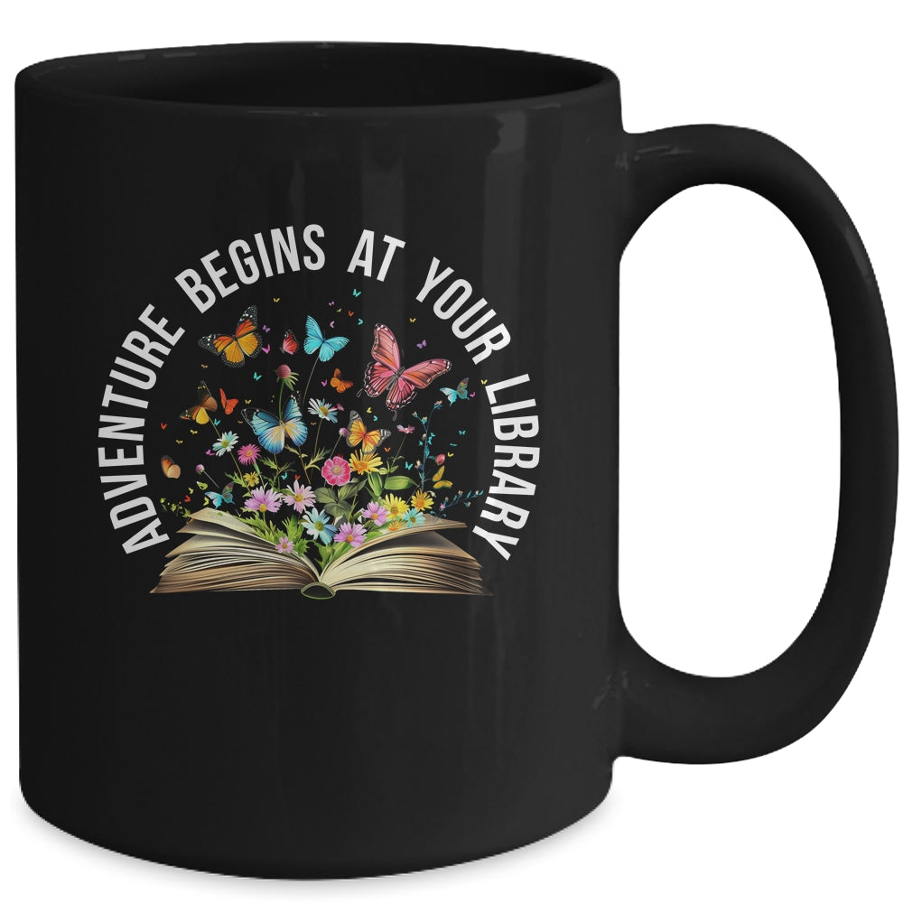 Adventure Begins At Your Library Summer Reading 2024 Mug | siriusteestore