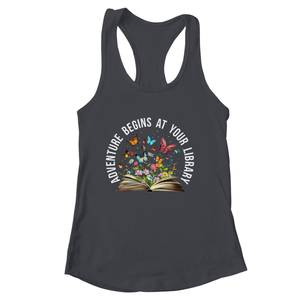Adventure Begins At Your Library Summer Reading 2024 Shirt & Tank Top | siriusteestore
