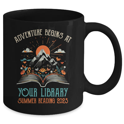 Adventure Begins At Your Library Summer Reading 2025 Vintage Mug | siriusteestore