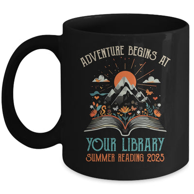 Adventure Begins At Your Library Summer Reading 2025 Vintage Mug | siriusteestore