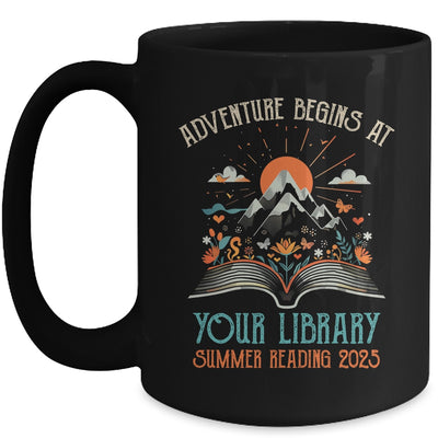Adventure Begins At Your Library Summer Reading 2025 Vintage Mug | siriusteestore