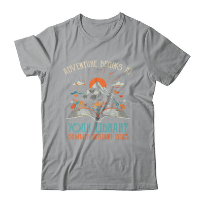 Adventure Begins At Your Library Summer Reading 2025 Vintage Shirt & Tank Top | siriusteestore