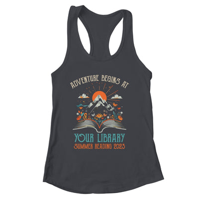 Adventure Begins At Your Library Summer Reading 2025 Vintage Shirt & Tank Top | siriusteestore