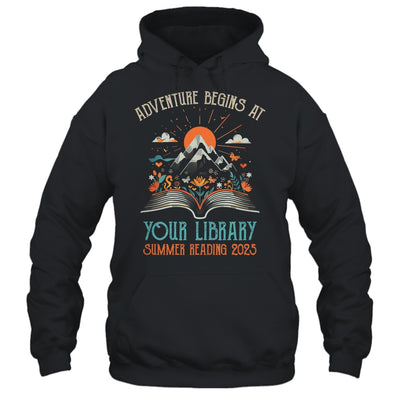 Adventure Begins At Your Library Summer Reading 2025 Vintage Shirt & Tank Top | siriusteestore