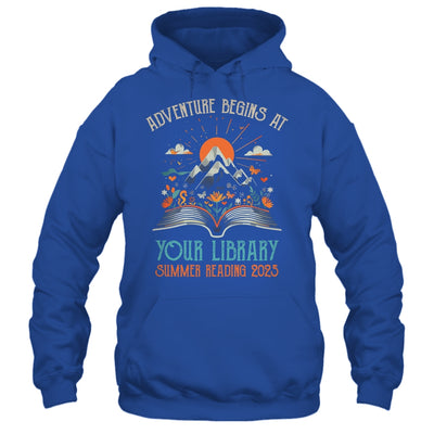 Adventure Begins At Your Library Summer Reading 2025 Vintage Shirt & Tank Top | siriusteestore