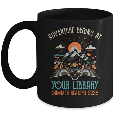 Adventure Begins At Your Library Summer Reading 2026 Vintage Mug | siriusteestore