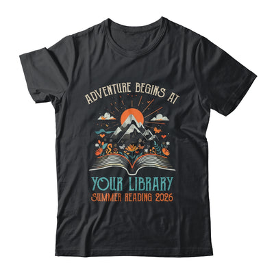 Adventure Begins At Your Library Summer Reading 2026 Vintage Shirt & Hoodie | siriusteestore