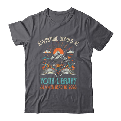 Adventure Begins At Your Library Summer Reading 2026 Vintage Shirt & Hoodie | siriusteestore