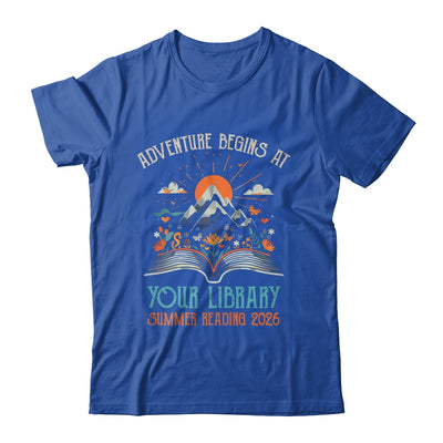 Adventure Begins At Your Library Summer Reading 2026 Vintage Shirt & Hoodie | siriusteestore