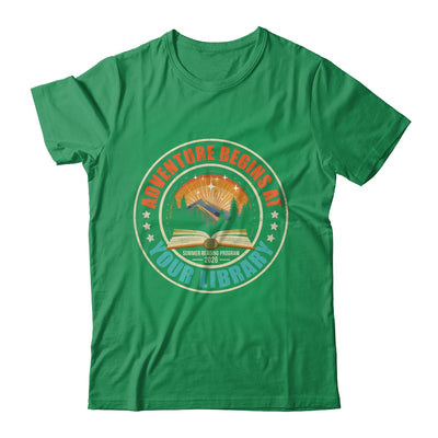 Adventure Begins Library Summer Reading Program 2026 Retro Shirt & Hoodie | siriusteestore