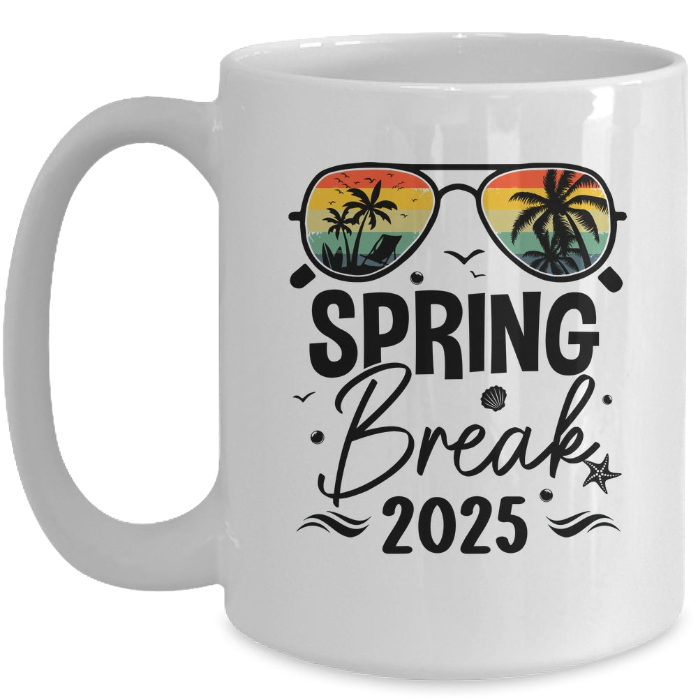 Aesthetic 2025 Spring Break Friends Family Matching Graphic Mug | siriusteestore