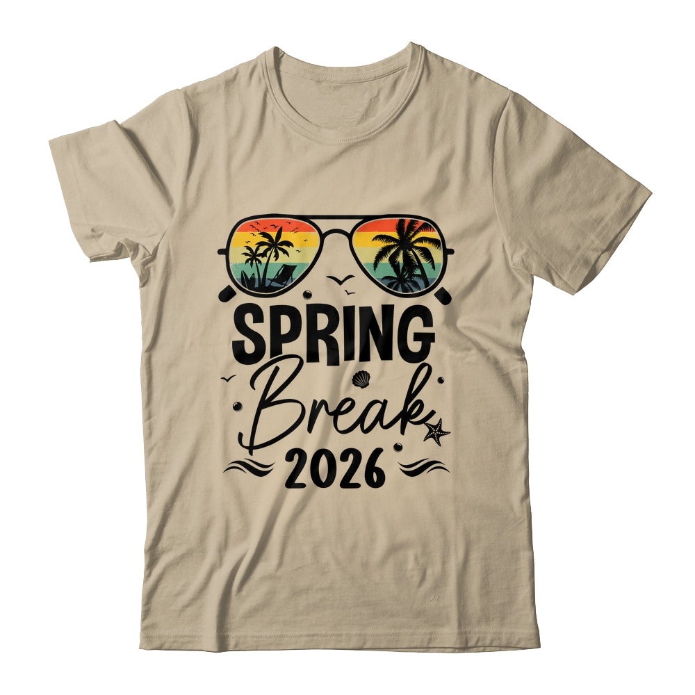 Aesthetic 2026 Spring Break Friends Family Matching Graphic Shirt & Tank Top | siriusteestore