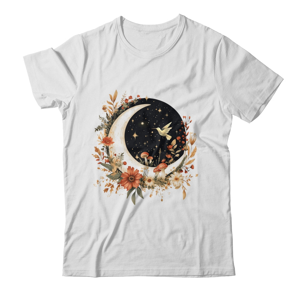Aesthetic Cottagecore Moon Botanical Mushrooms Gardening Shirt & Tank Top | siriusteestore