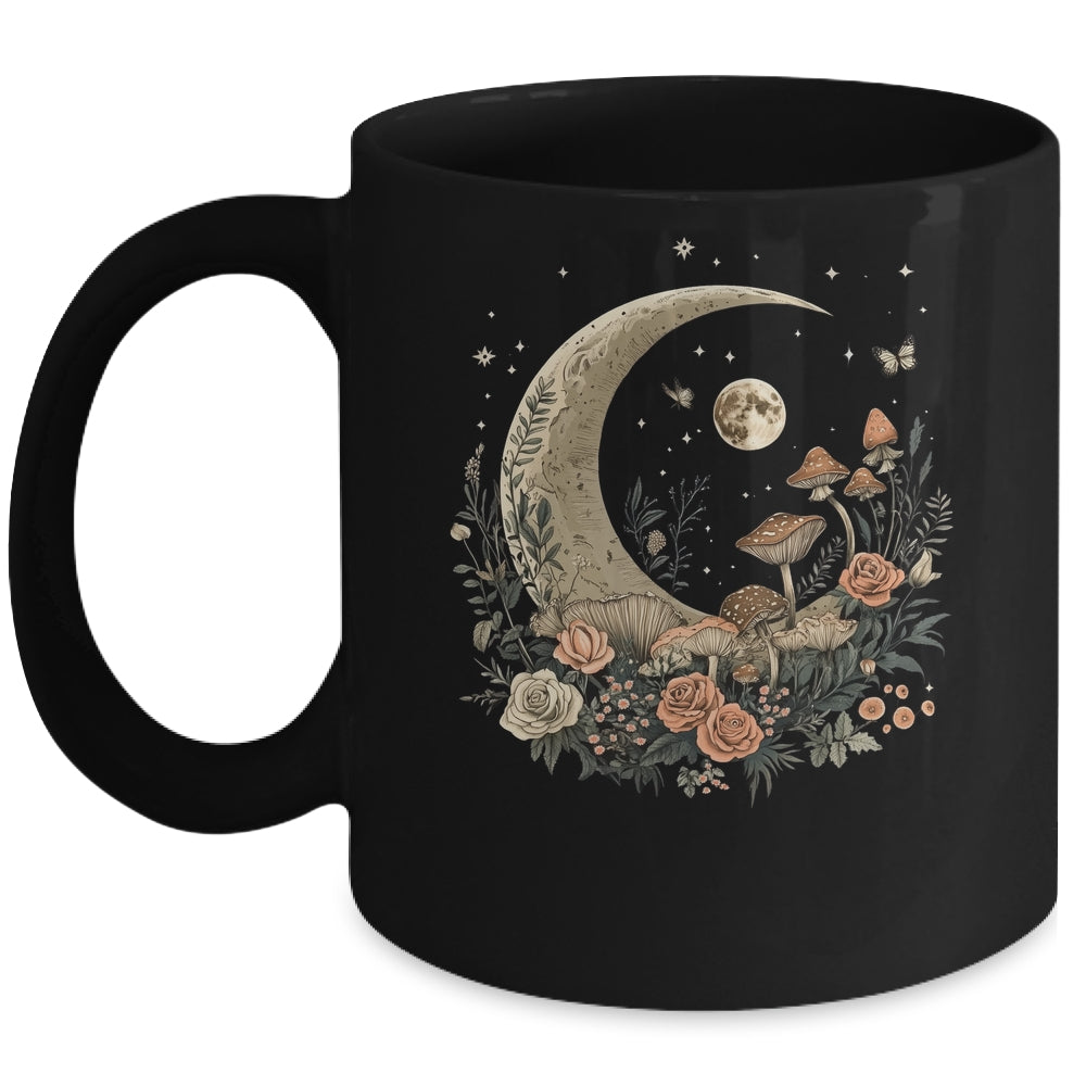 Aesthetic Goblincore And Dark Cottagecore Clothes Mushroom Mug | siriusteestore