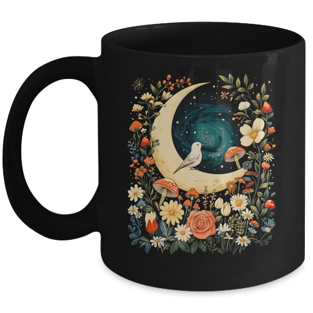 Aesthetic Goblincore And Dark Cottagecore Fairycore Mushroom Mug | siriusteestore