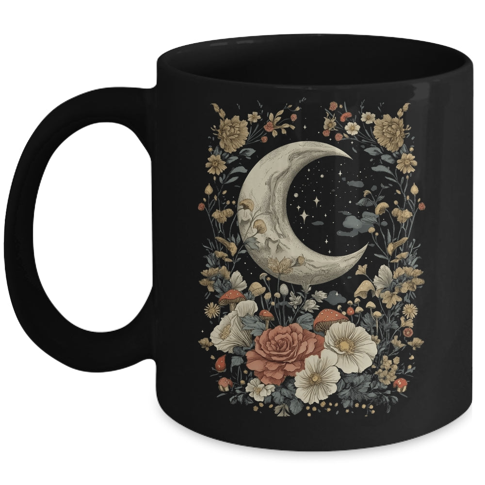 Aesthetic Goblincore And Dark Cottagecore Mushroom Graphic Mug | siriusteestore