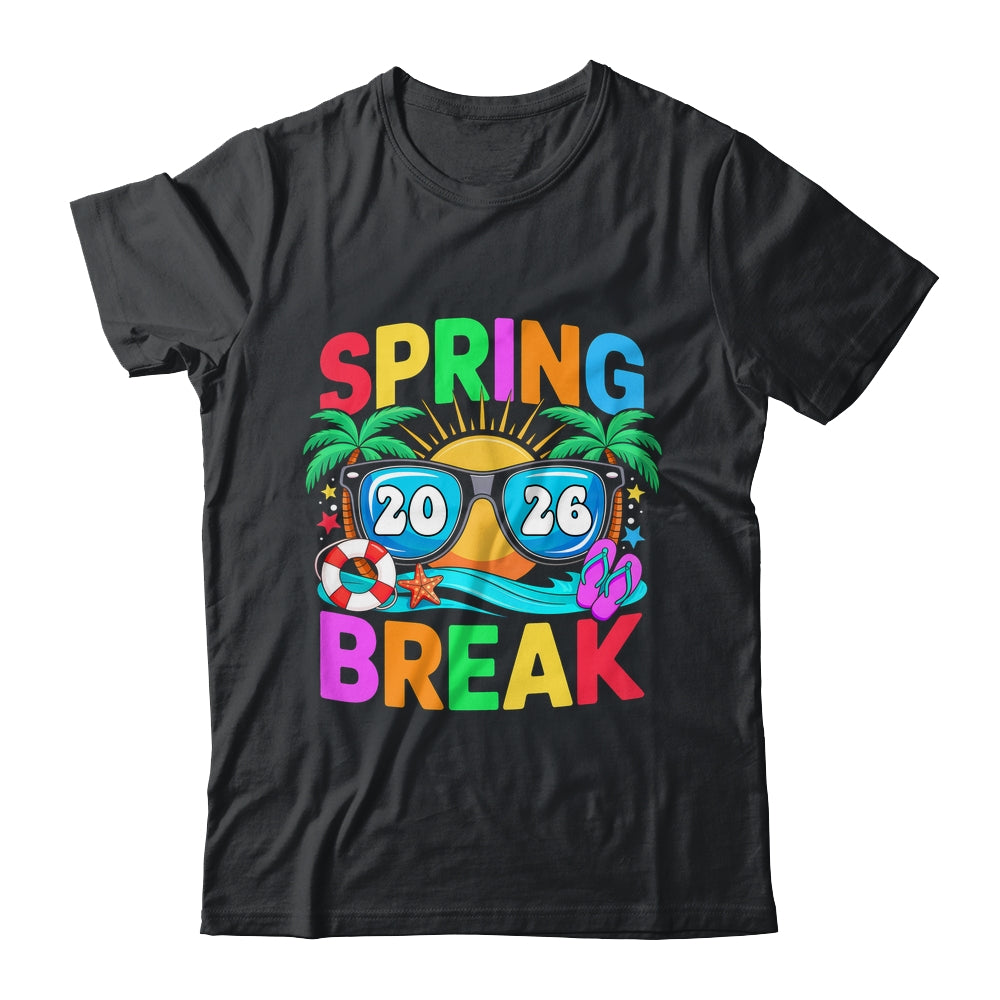 Aesthetic Spring Break 2026 Family Vacation Squad Graphic Shirt & Tank Top | siriusteestore