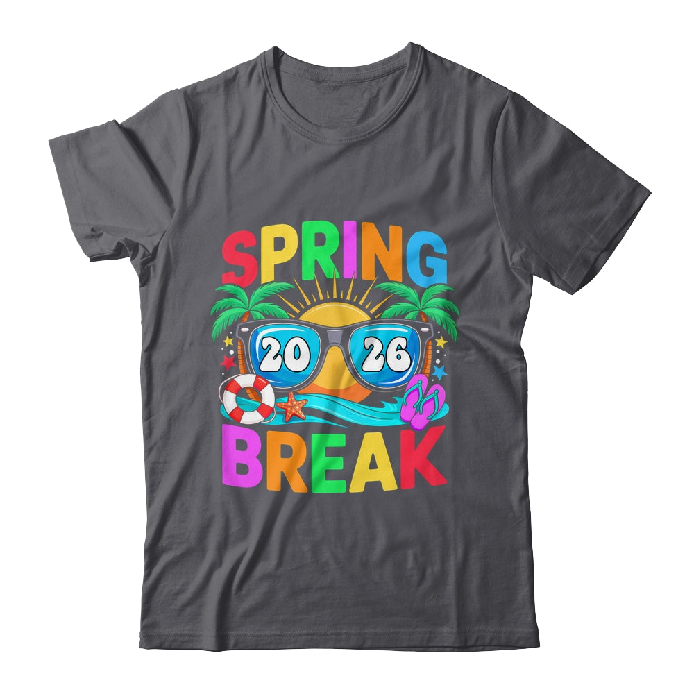 Aesthetic Spring Break 2026 Family Vacation Squad Graphic Shirt & Tank Top | siriusteestore