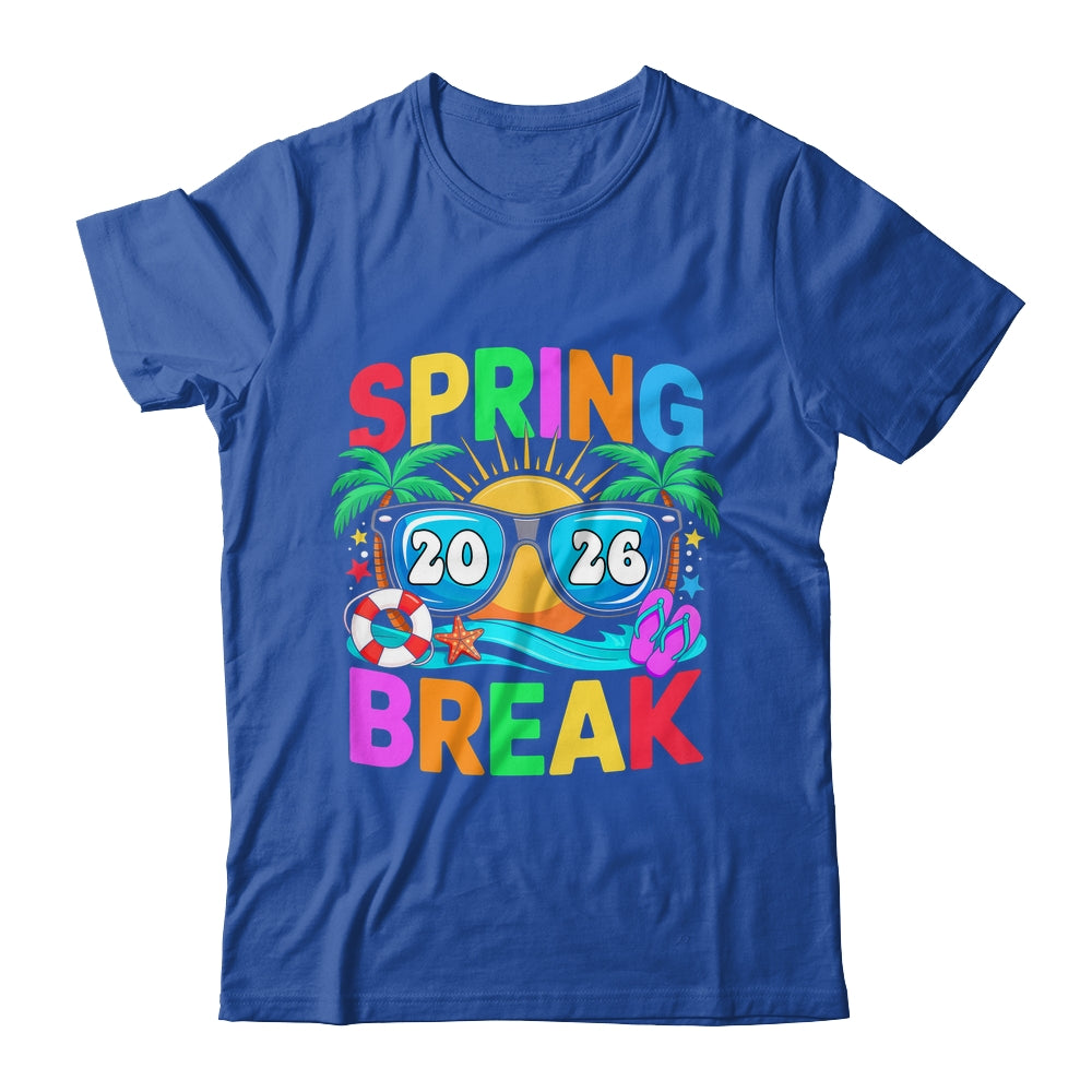 Aesthetic Spring Break 2026 Family Vacation Squad Graphic Shirt & Tank Top | siriusteestore