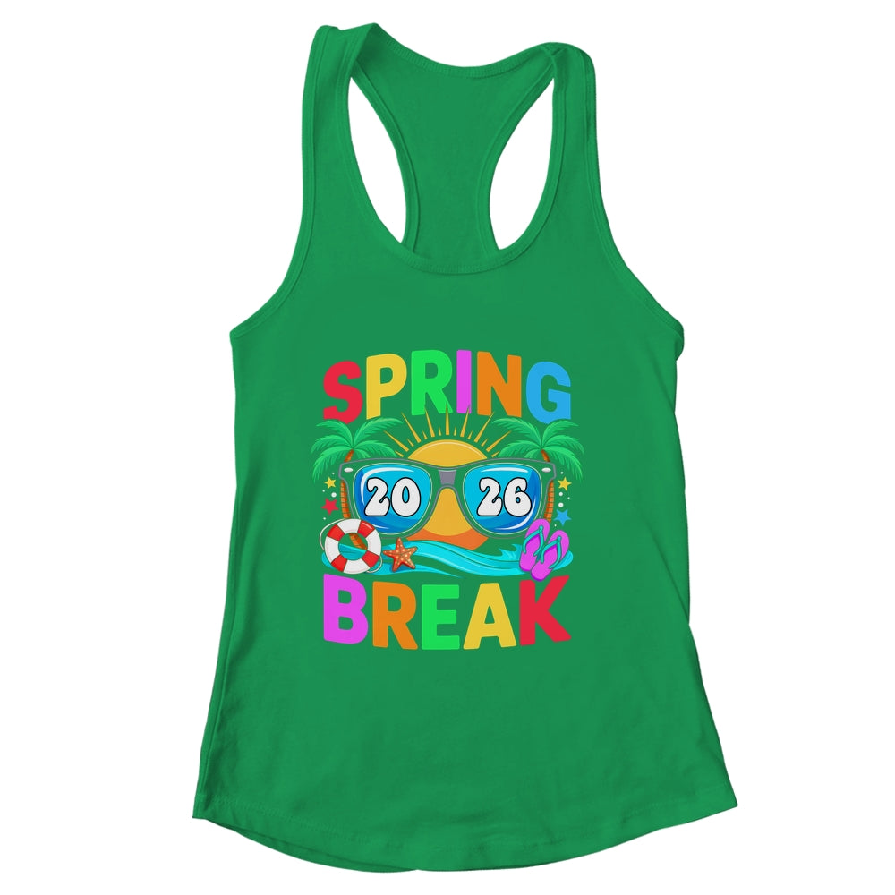 Aesthetic Spring Break 2026 Family Vacation Squad Graphic Shirt & Tank Top | siriusteestore