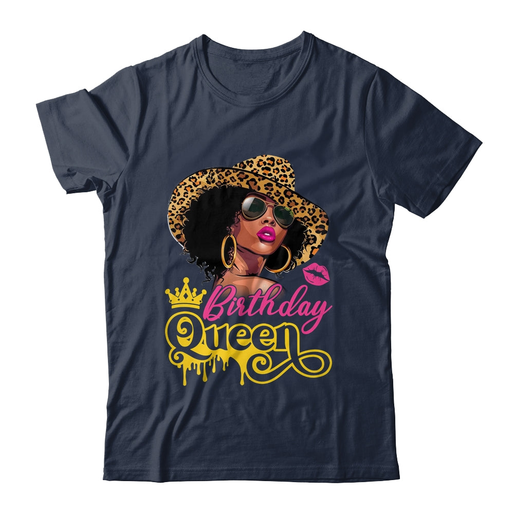 African American Afro Black Women It's My Birthday Queen Shirt & Tank Top | siriusteestore